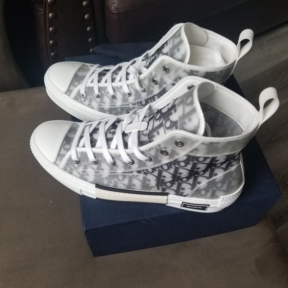 Christian dior, size (eu43, us10) white black - Picture 4 of 4